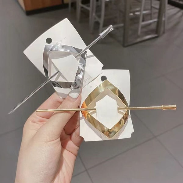 Geometrisk hårgaffel metal hårstift STYLE 3 STYLE 3 Style 3