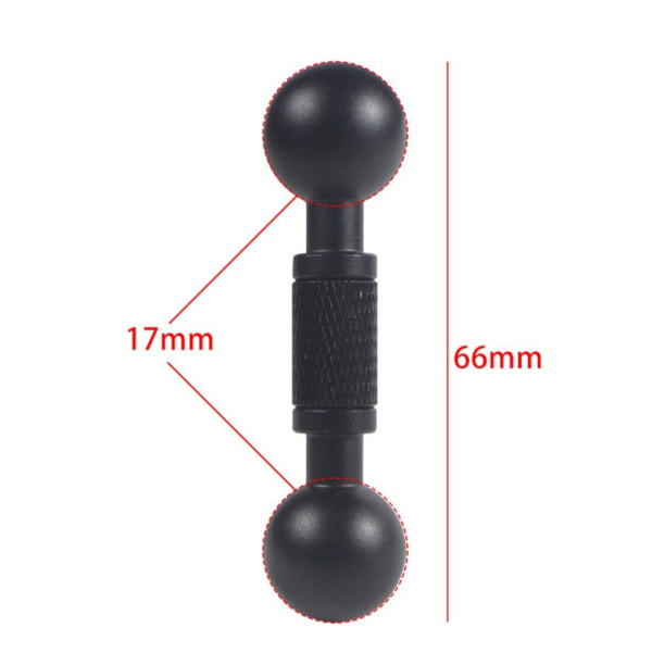 Pallonpään kiinnityssovitin 1/4" säädettävä ruuvi 8 8 8