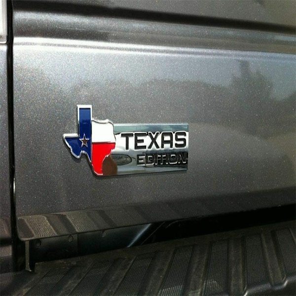 2 stk Texas Edition Bil Badge Sticker 3D Bil Emblem Decals Auto