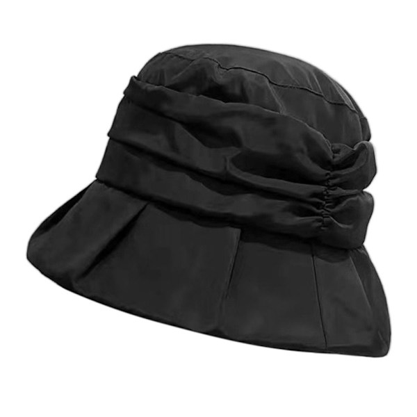 Fisherman Caps Bucket Hats SORT Black