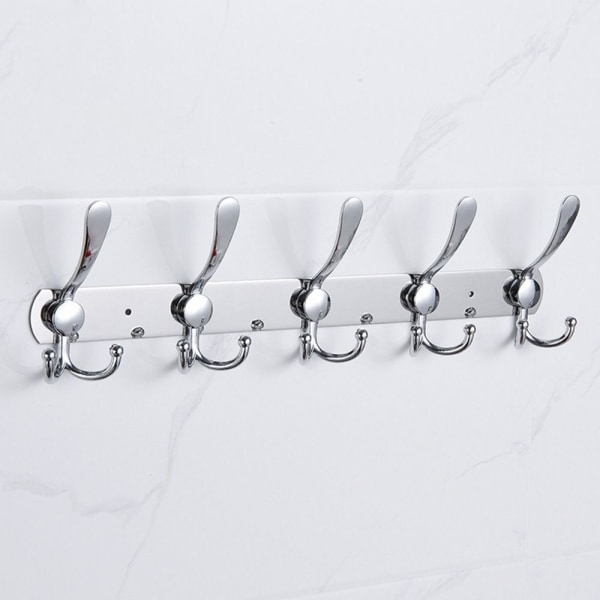 Makuuhuoneen säilytysteline ripustusteline SILVER 5 TRI HOOKS 5 TRI Silver 5 Tri Hooks-5 Tri Hooks
