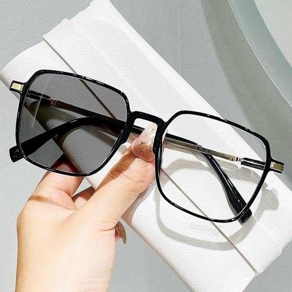 Anti-Blue Light Glasses Neliömäiset silmälasit MUSTA Black