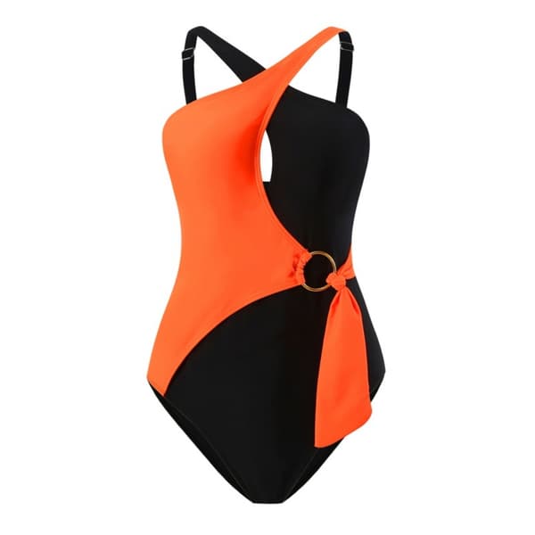 Kvinde Badedragt Strandbadedragt ORANGE M Orange M