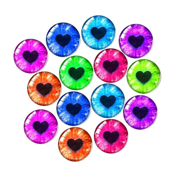 20 stk/10 par Eyes Crafts Eyes Puppet Crystal Eyes 15MMCOLOR 15mmcolor random