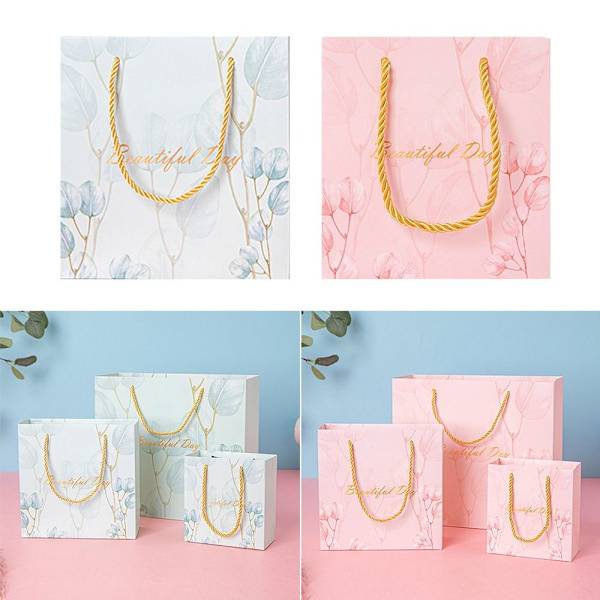 Blomstergavepose Papirpose PINK M M Pink M-M