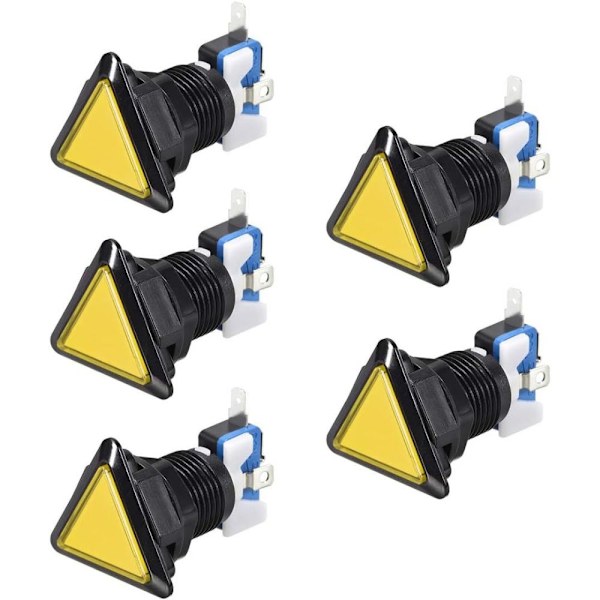 5st Game Tryckknapp Tryckknappsbrytare GUL yellow