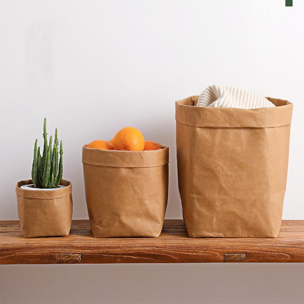 Kraft Paper Box Food Opbevaringspose F F F