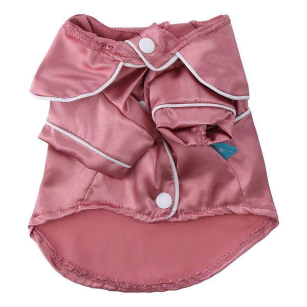 Husdjur Mjuk Sidenpyjamas med slag, sovtröja BLÅ Blue