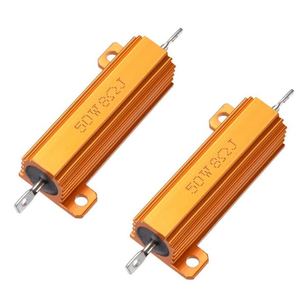 Aluminium Fallmotstånd 50W 2ST 2ST 2pcs