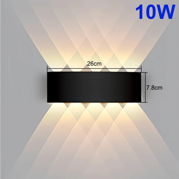 Seinävalaisin sisätilojen sisustus VALKOINEN VALO 10W VALKOINEN VALO 10W white light 10W