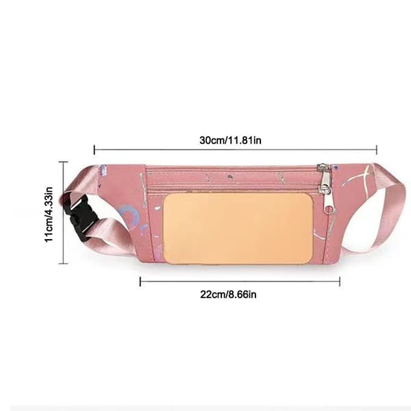 Midjeväska Bröst Crossbodyväska BLÅ Blue