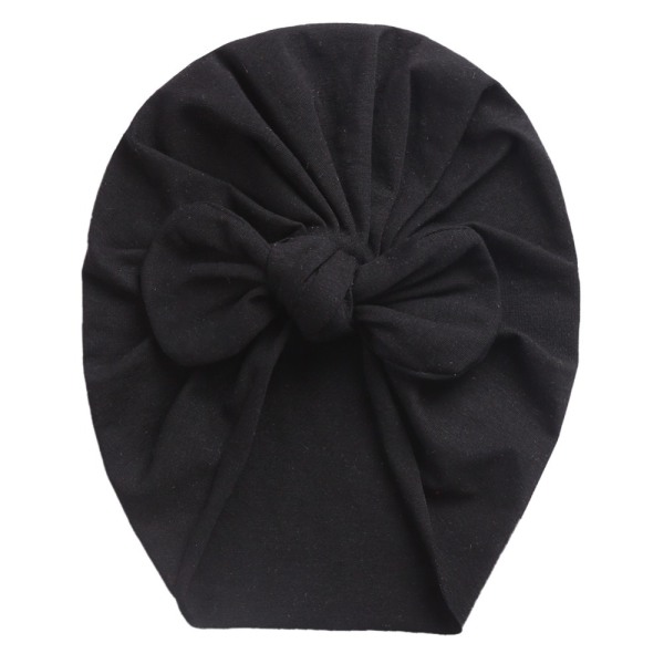 Newborn Hat Turban Hat SVART black