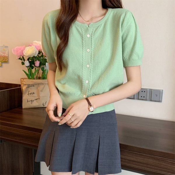 Neuleet Slim Fit Cardigan APRICOT apricot