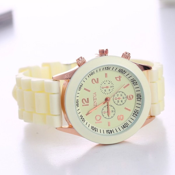 Quartz Armbandsur Elektronisk Watch BEIGE beige