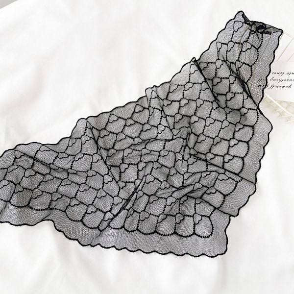 Ohut pitsi Fake Collar Mesh Lankahuivi KHAKI khaki
