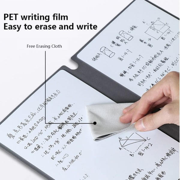 A5 Whiteboard Notesbog Sletbar Whiteboard Kladde 01 01 01