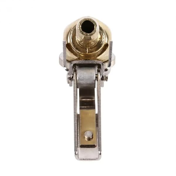 1 st Däckluftchuck Inflator Luftpump Chuck Clip GULD GULD gold