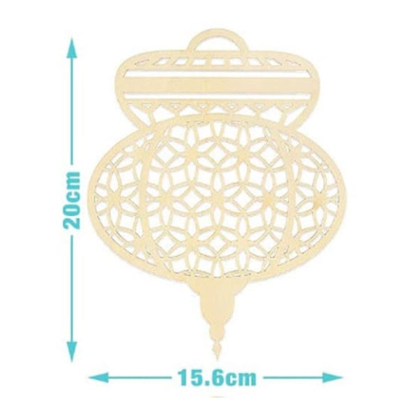 3/10 stk Mubarak hengende anheng Eid Mubarak Decor C-10 STK C-10pcs
