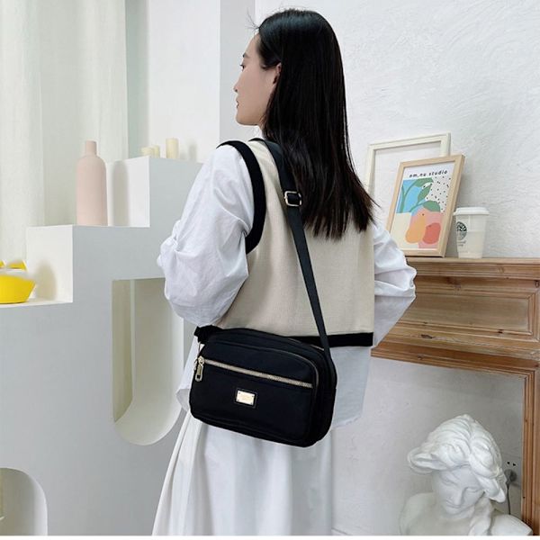Crossbody taske skuldertaske SORT black