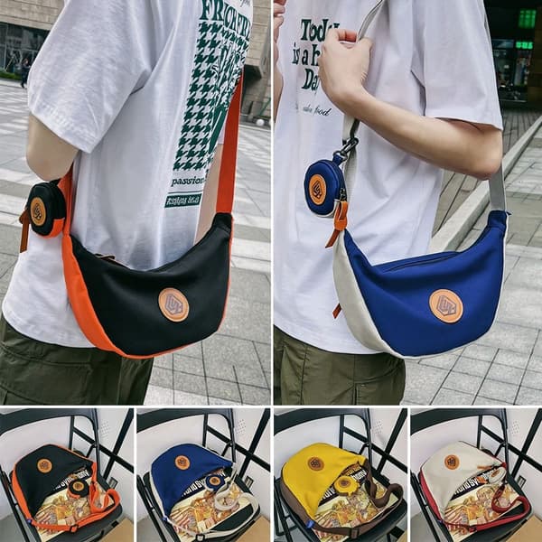 Messenger Taske Studenter Skuldertaske GUL yellow