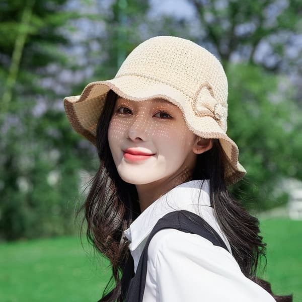 Bøttehatt BEIGE Beige