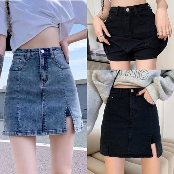Denim Nederdel Jean Nederdele SORT S Black S