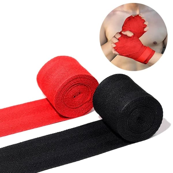 Boksebind Bløde Håndledsbånd SORT 1 PAR black 1pair-1pair