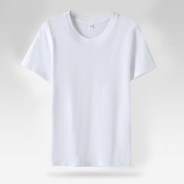 Sommer T-shirt kortærmet HVID M White M