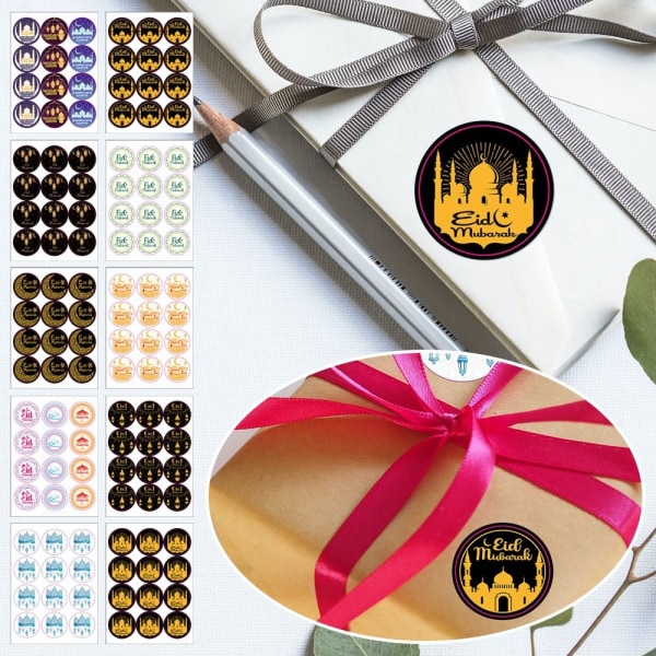 20 ark EID Mubarak Sticker Label Seal Stickers 20 ARK 07 20 Sheets 07