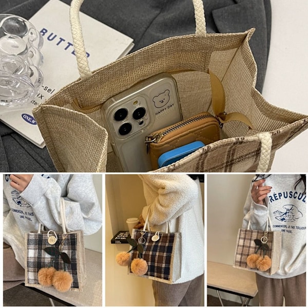 Damehåndveske Tote Bag KHAKI GLIDESLÅDEGLIDEPLASS khaki zipper-zipper