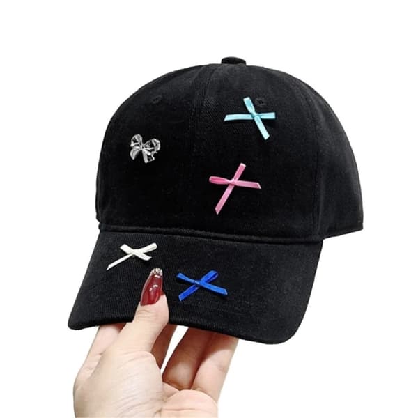 Dopamin Baseballkeps Rosett Baseballkepsar SVART Black