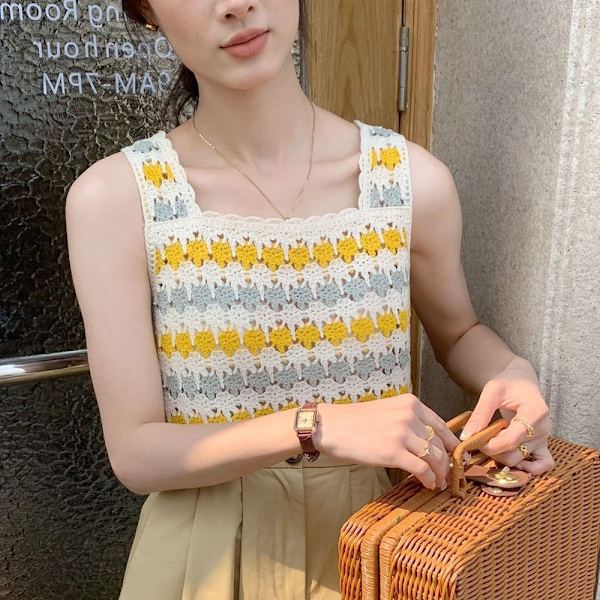 Crop Tops Bikini Tanks GUL Yellow