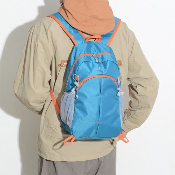 Kokoontaitettava reppu, duffelilaukku, HARMAA grey