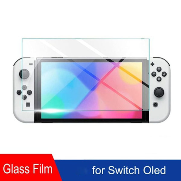 3 STK Skærmbeskyttelsesfilm af hærdet glas 3 STK TIL SWITCH OLED 3PCS For Switch OLED