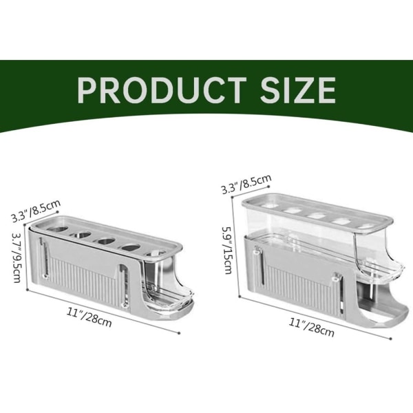 Æggeopbevaringsbakker Kogt ægholder GRÅ Grey