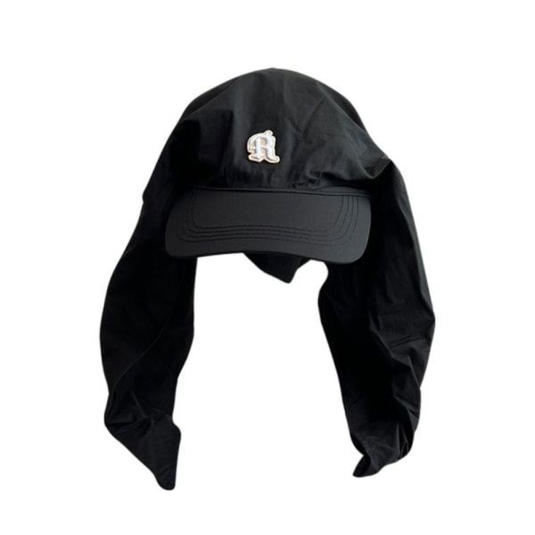 Aurinkohattu nopeasti kuivuva hattu MUSTA black