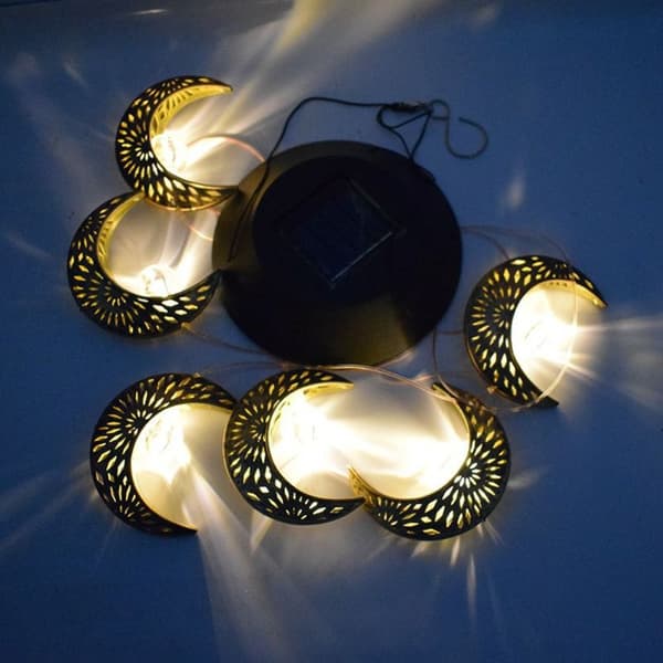 LED-tuulikello-satulamput EID Mubarak -lämpimät A-WARM A-WARM A-Warm