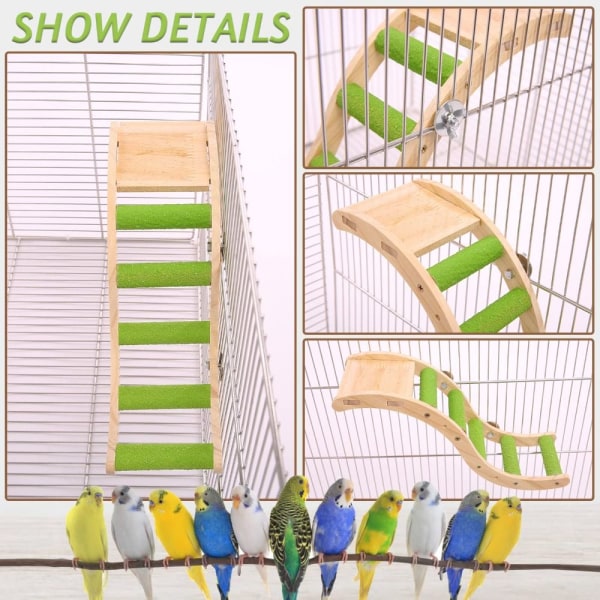 Parrot Toys Trästege Interaktiv fågelstege