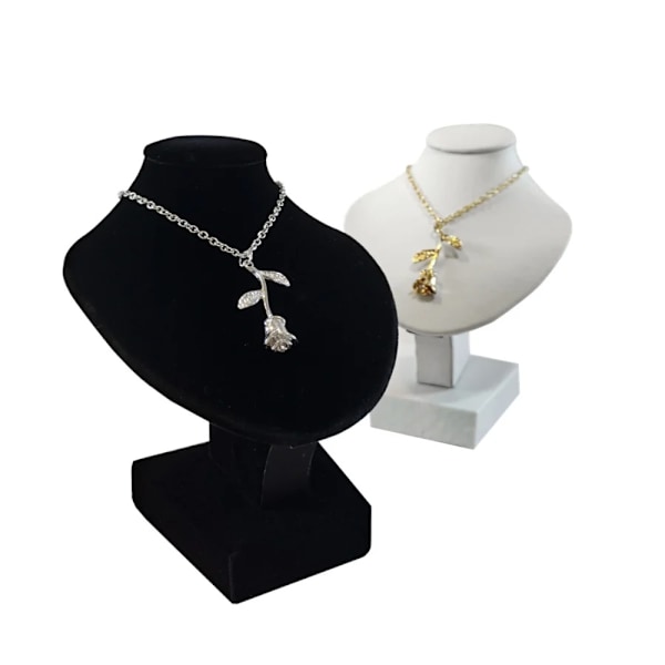 Display Stand Halsmodel Stand SORT PU SORT PU Black PU