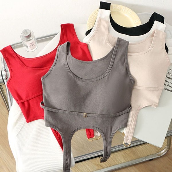 Oregelbunden Camisole Sexig Linne FÄRG 3 FÄRG 3 Color 3