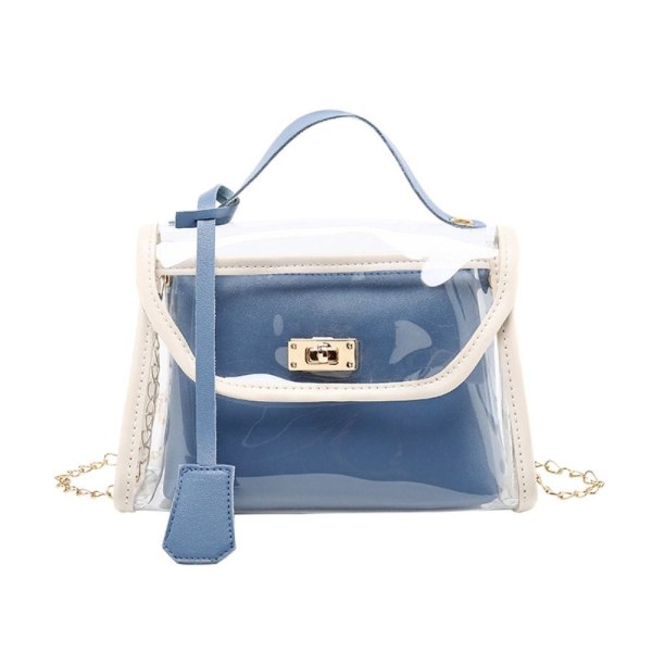 Läpinäkyvä Jelly Käsilaukku Ketju Crossbody Bag 4 4 4