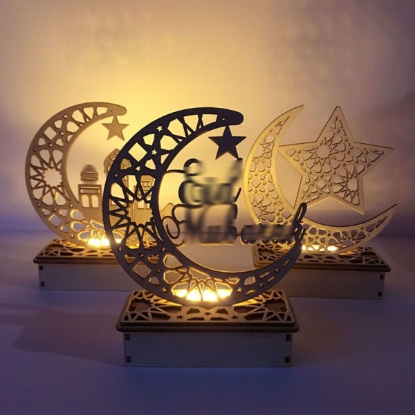 Eid Mubarak-pynt Ramadan-dekorasjon C C
