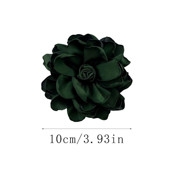 Stor blombrosch Corsage MÖRKGRÅ Dark Grey