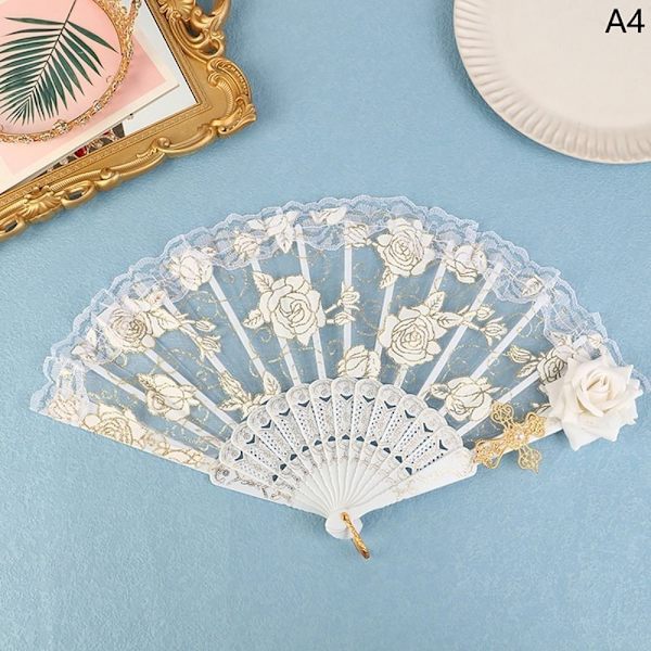 Folding Fan Court Lolita Lace Fan 4 4 4