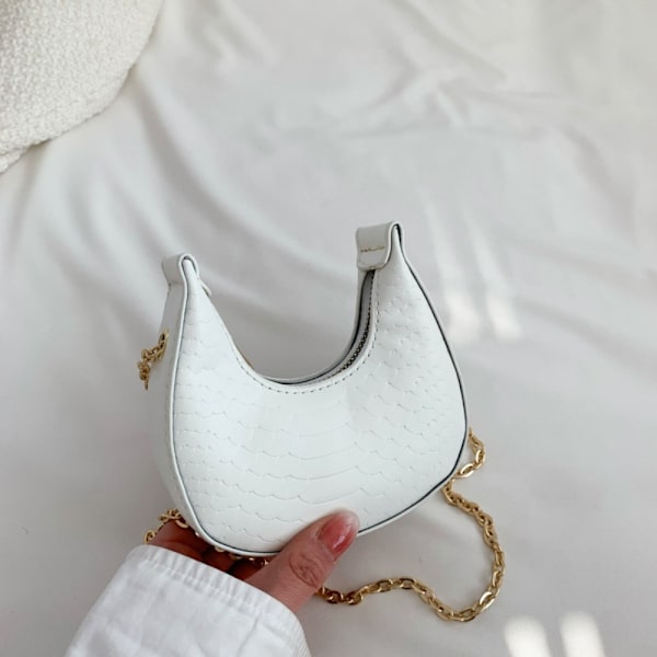 Crossbody-väska Månformad väska KAFFE coffee