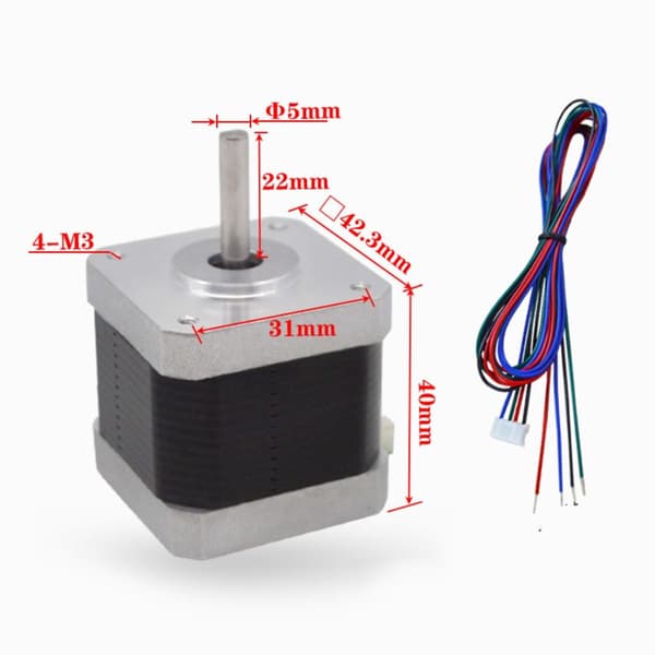 42-40 Stepper Motor Ekstruder Gear 3D Printer Ekstruder