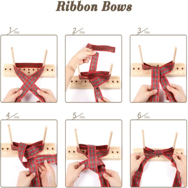 Förlängd Bow Maker Bow Maker Bow Ribbon Krans