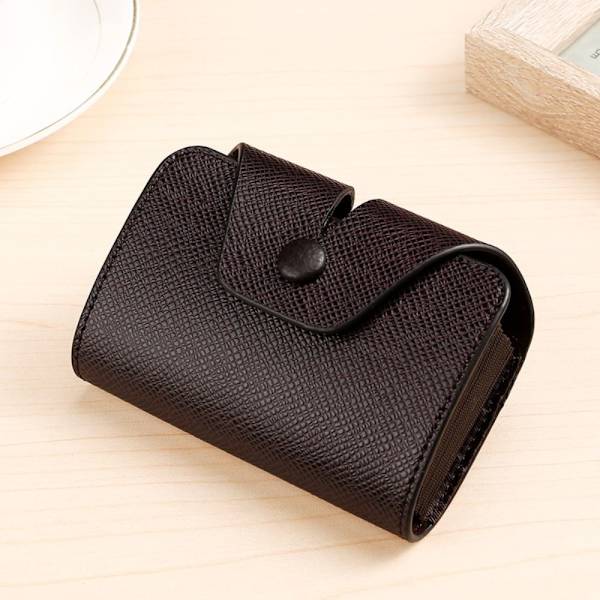 Herre Mini Card Pung Kortholder Taske KAFFE VERTICAL VERTICAL coffee Vertical-Vertical
