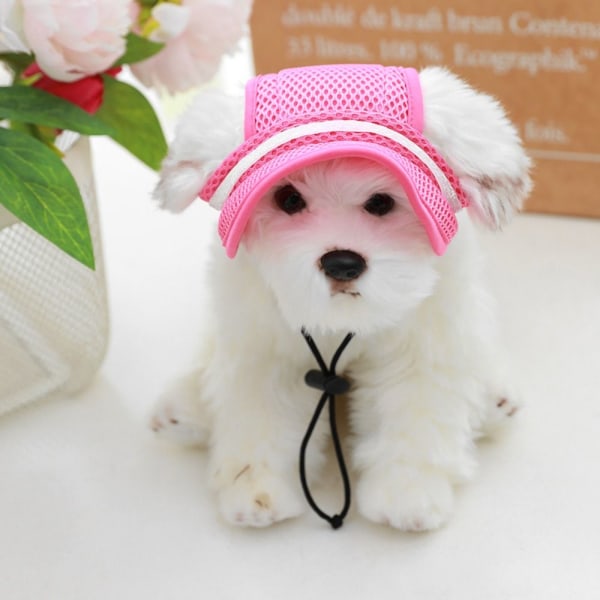 Prinsessa Pet Cap koiran visiirihattu ROSE RED S rose red S