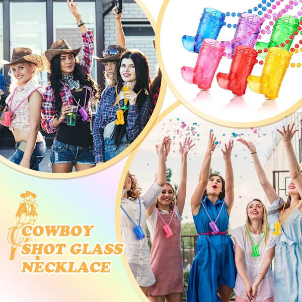 10 st Mini Cowboy Boot Glasögon Western Cowboy Glasögon ROSE RED Rose Red